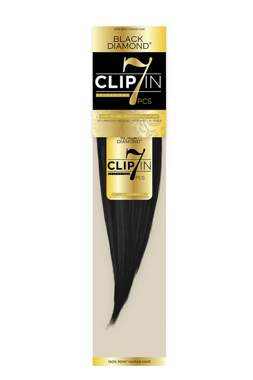 Black Diamond Clip-In Hair Extensions | Super Hair Factory